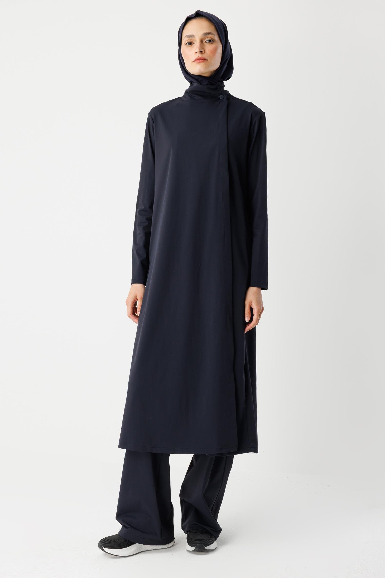 Kapüşonlu Yağmurluk - Lacivert