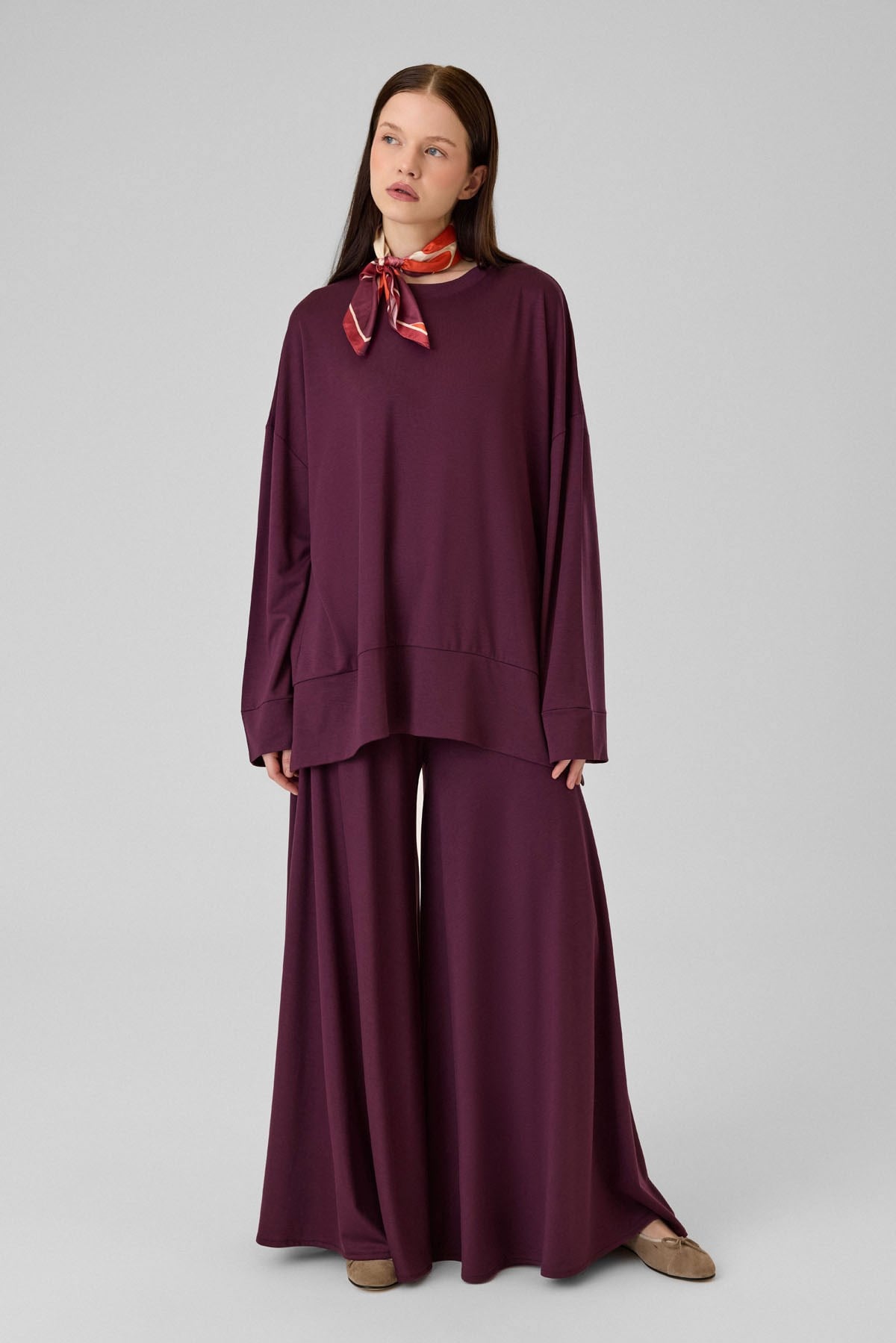 Lucca Soft Takım Bordo