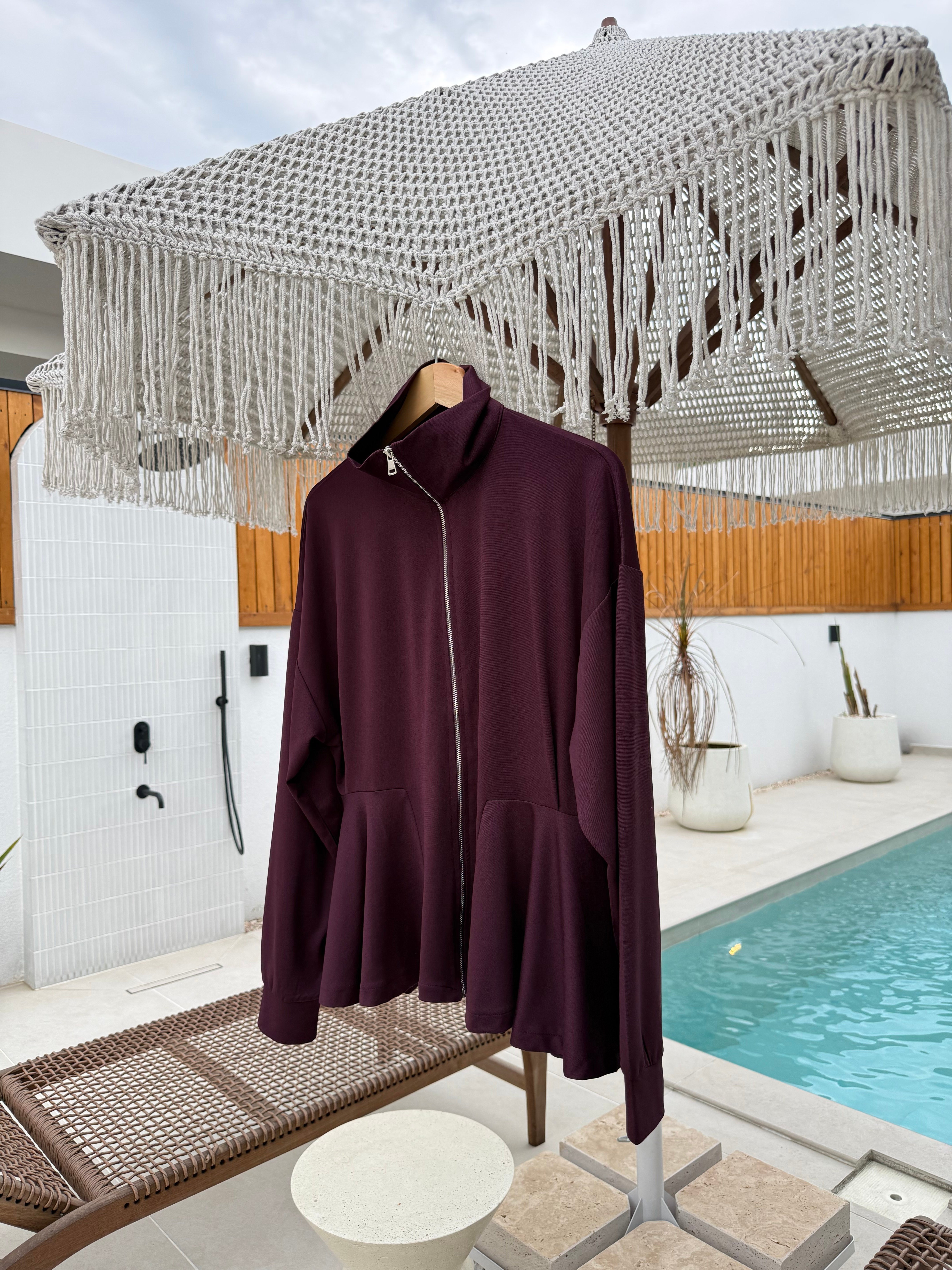 Moonlight Top Bordo