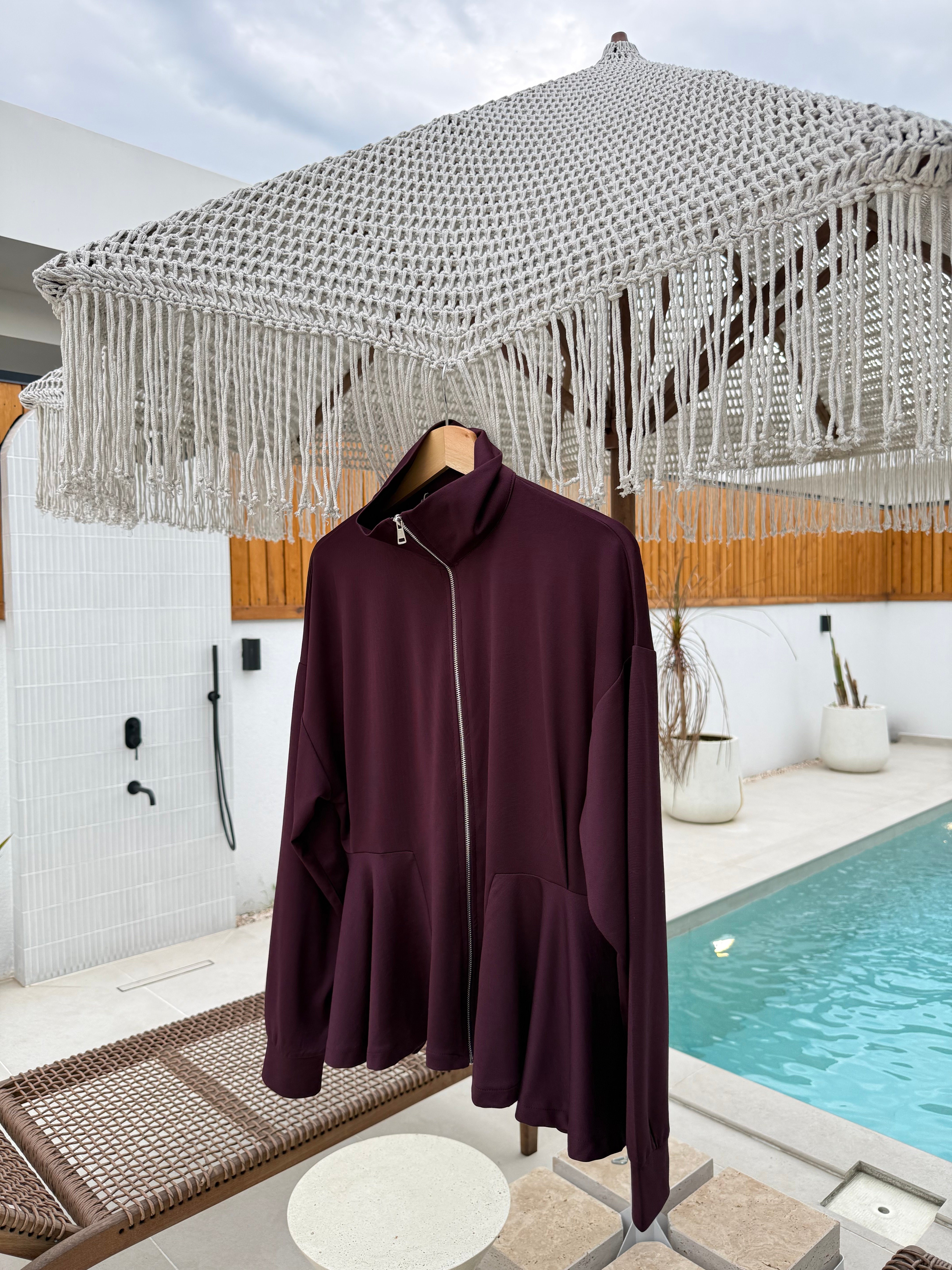 Moonlight Top Bordo
