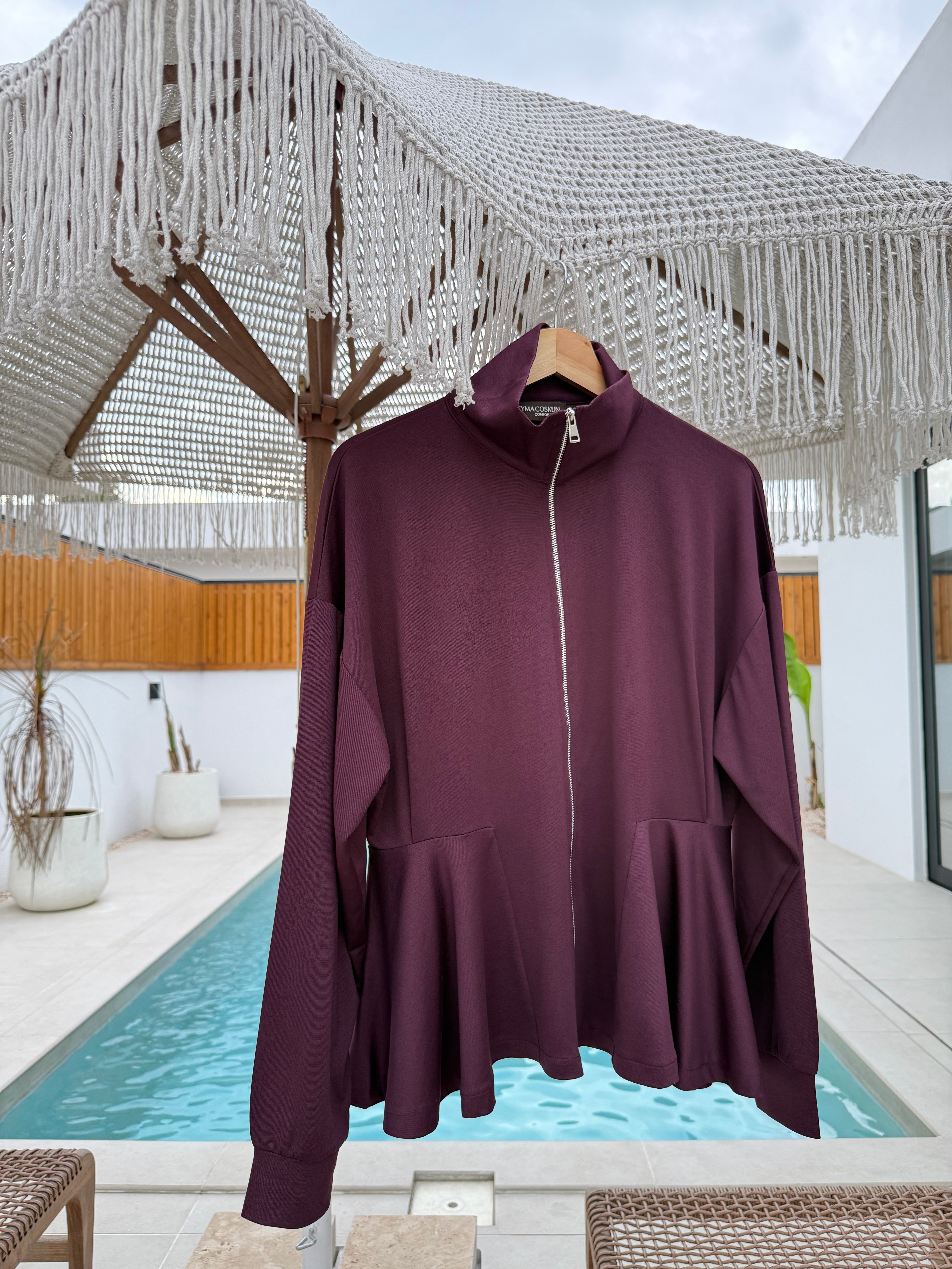 Moonlight Top Bordo