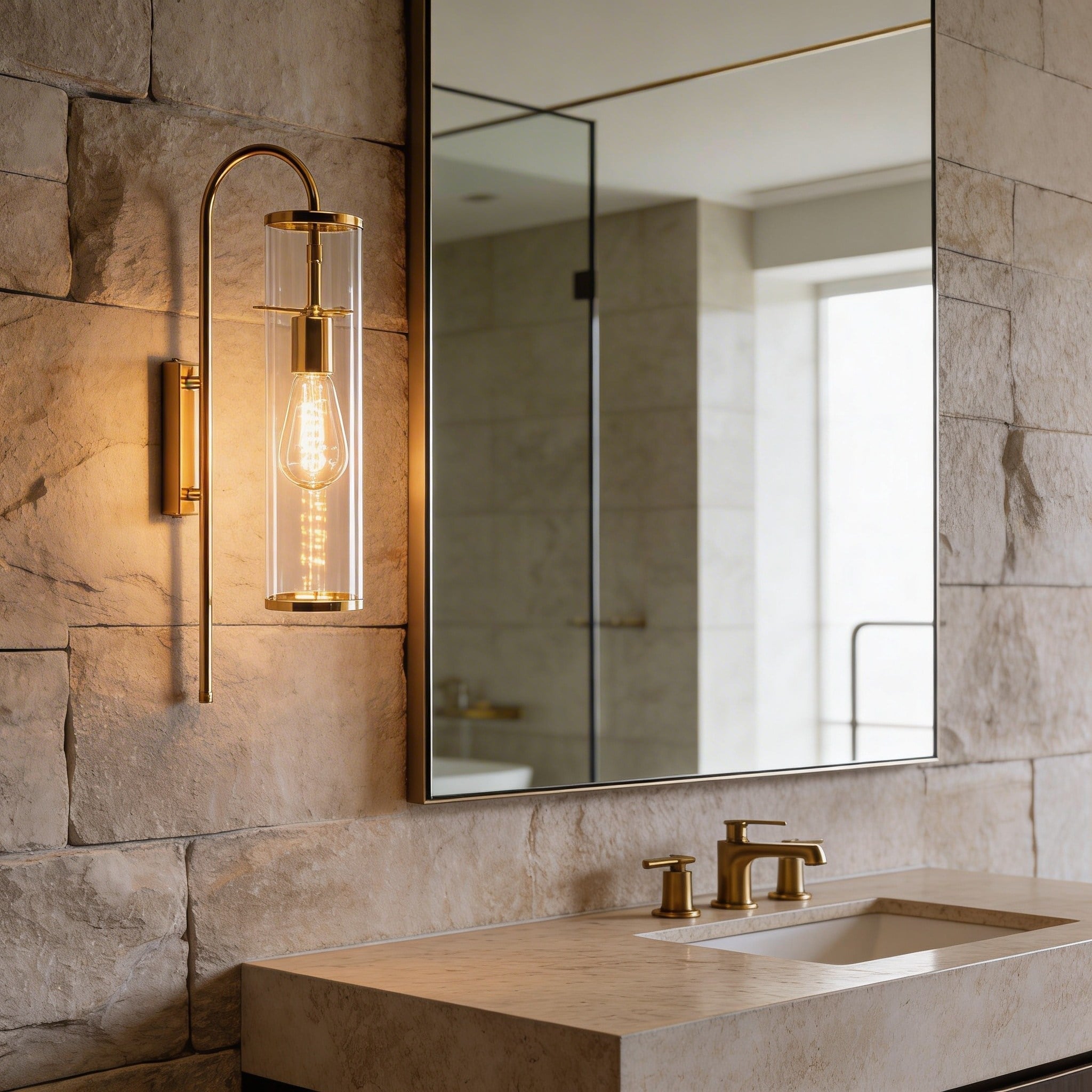 MODERN DUVAR APLİK-ALTIN