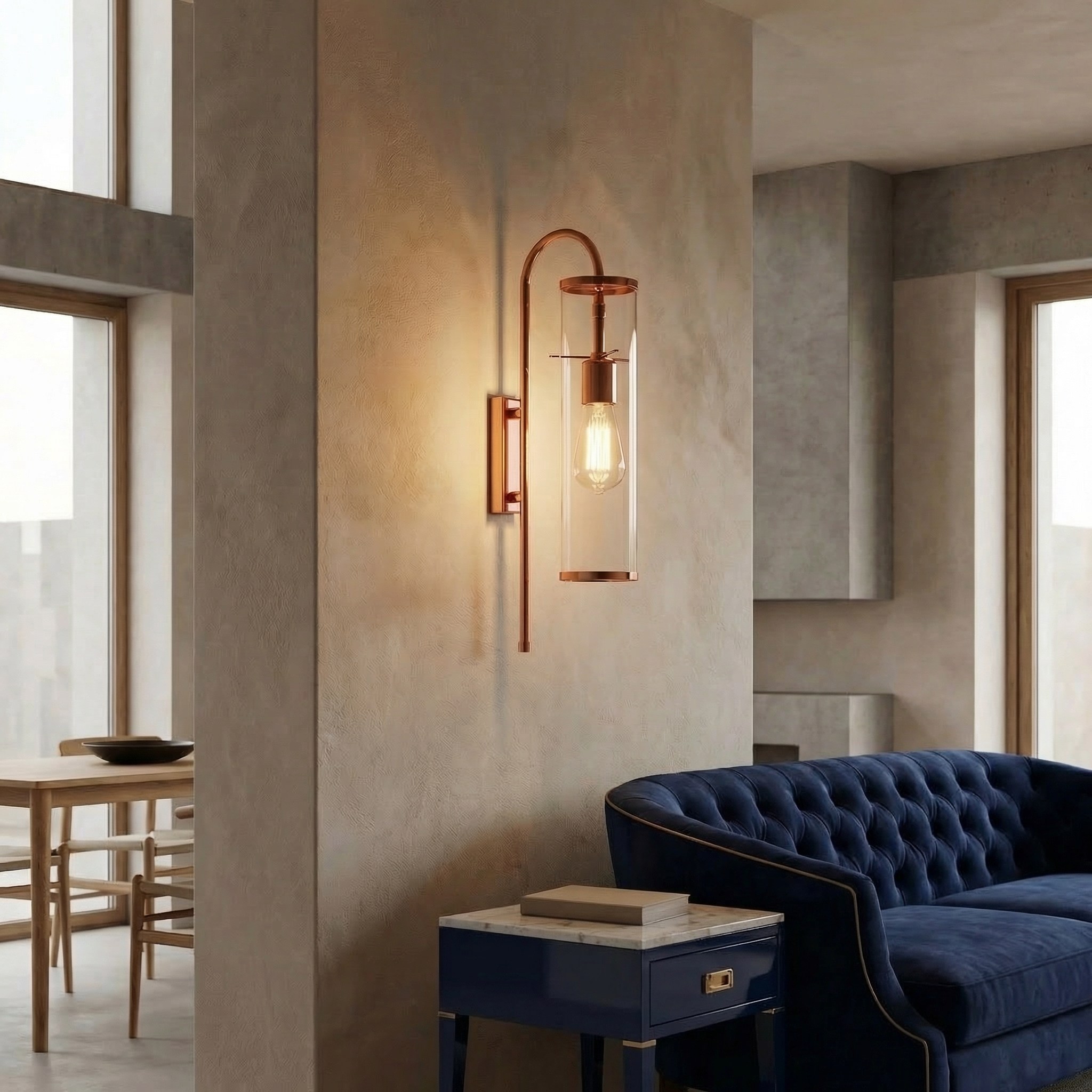 MODERN DUVAR APLİK-BAKIR