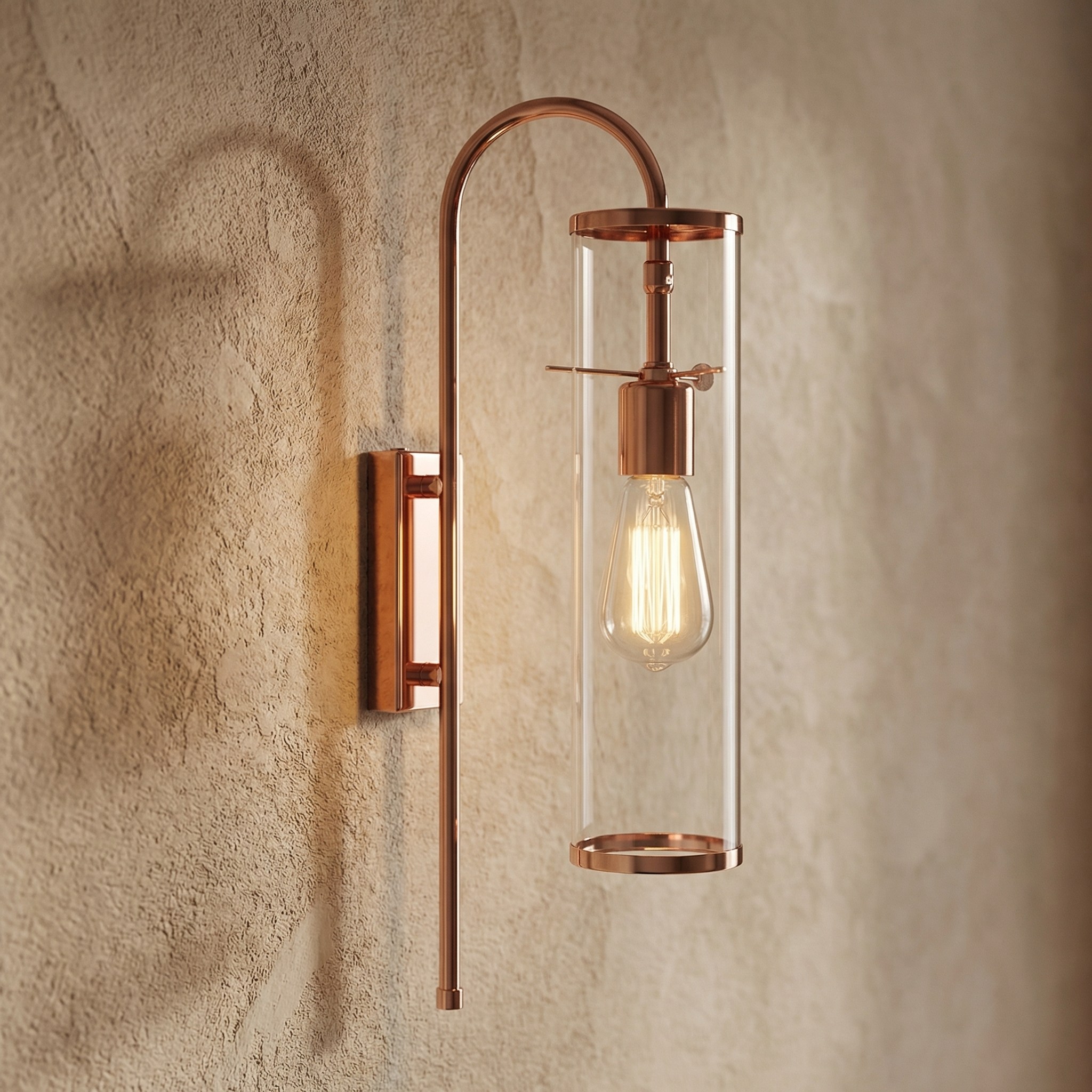 MODERN DUVAR APLİK-BAKIR