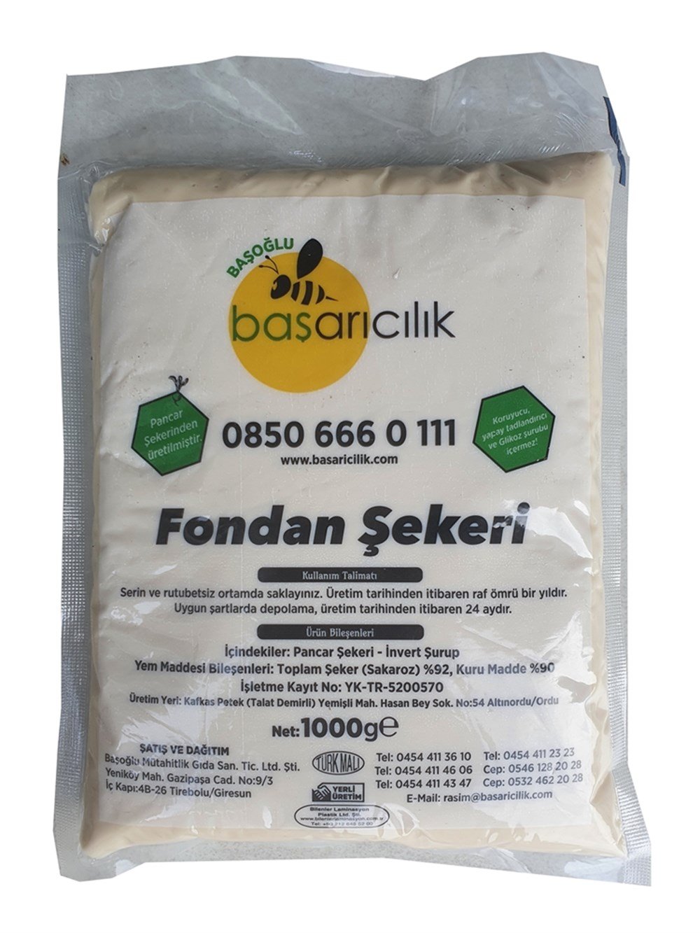 Başarıcılık - Fondon Şeker 1 Kg