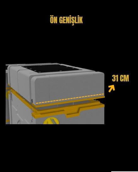 BAŞOĞLU ÇİFT KATLI 6LI STRAFOR KOVAN (MONTAJLI)