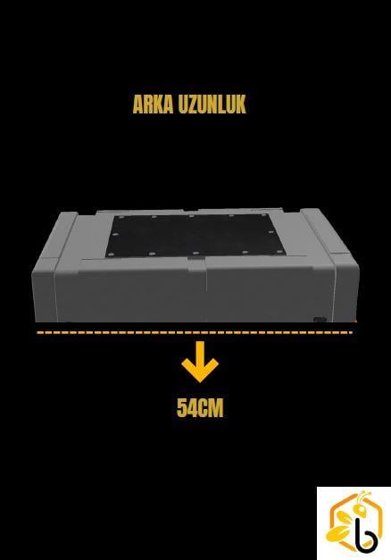 BAŞOĞLU ÇİFT KATLI 6LI STRAFOR KOVAN (MONTAJLI)