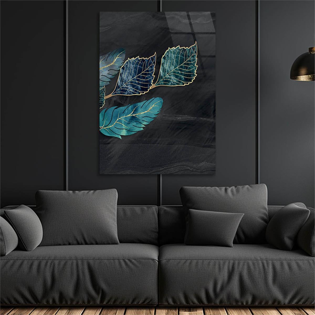 Vertical Tempered Glasss Wall Arts Art-Themed230