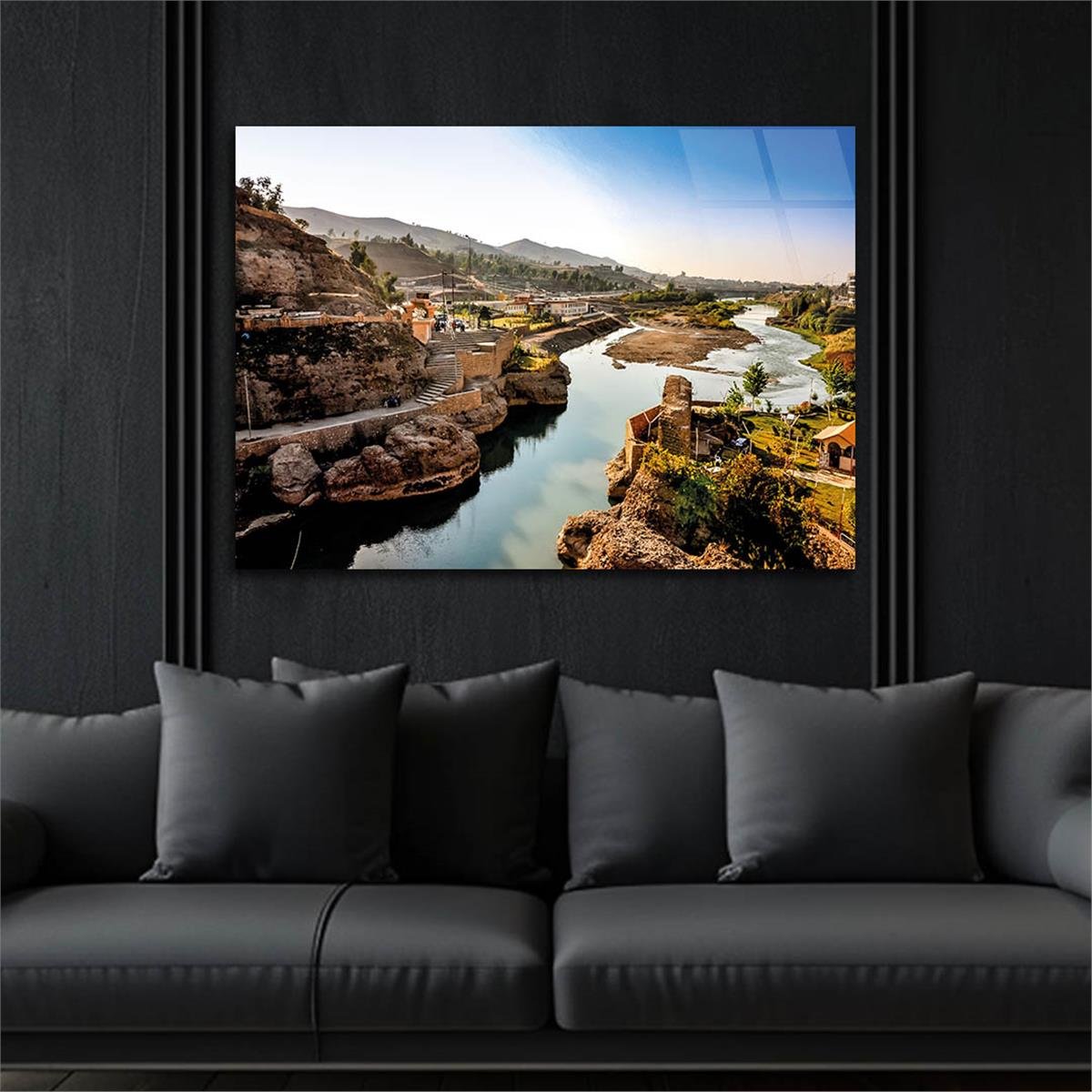 Tempered Glasss Wall Arts Natured-Themed