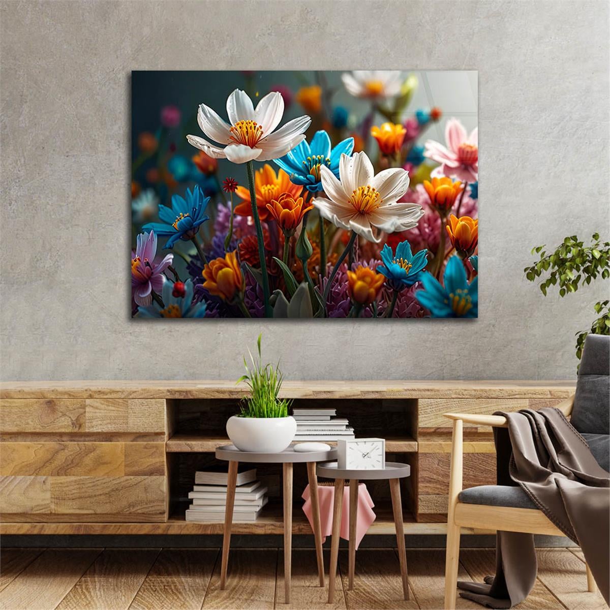 Sanat Temalı Cam Tablo 528