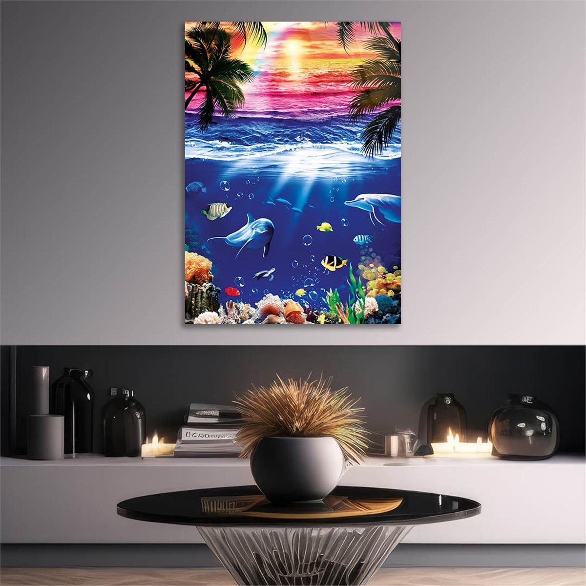 Tempered Glasss Wall Arts Art-Themed