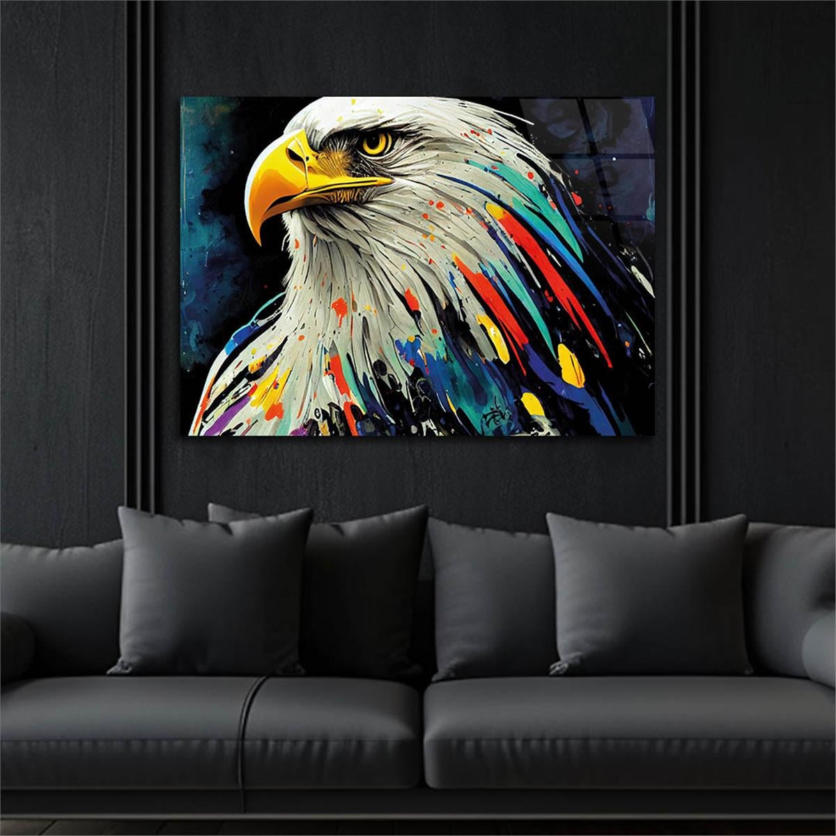 Horizontal Natured-Themed Tempered Glass Wall Art 275