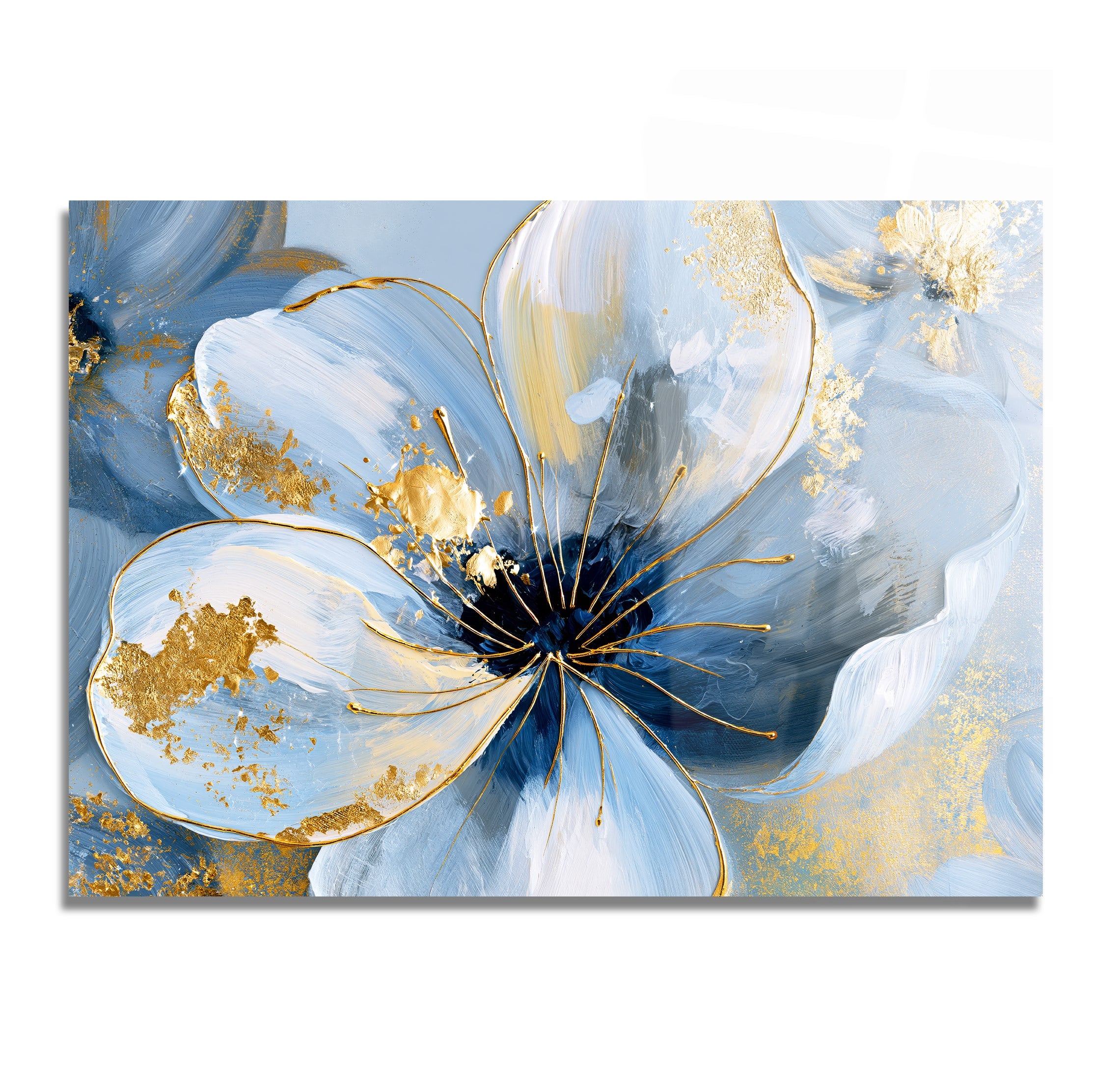 Horizontal Art-Themed Tempered Glass Wall Art 573