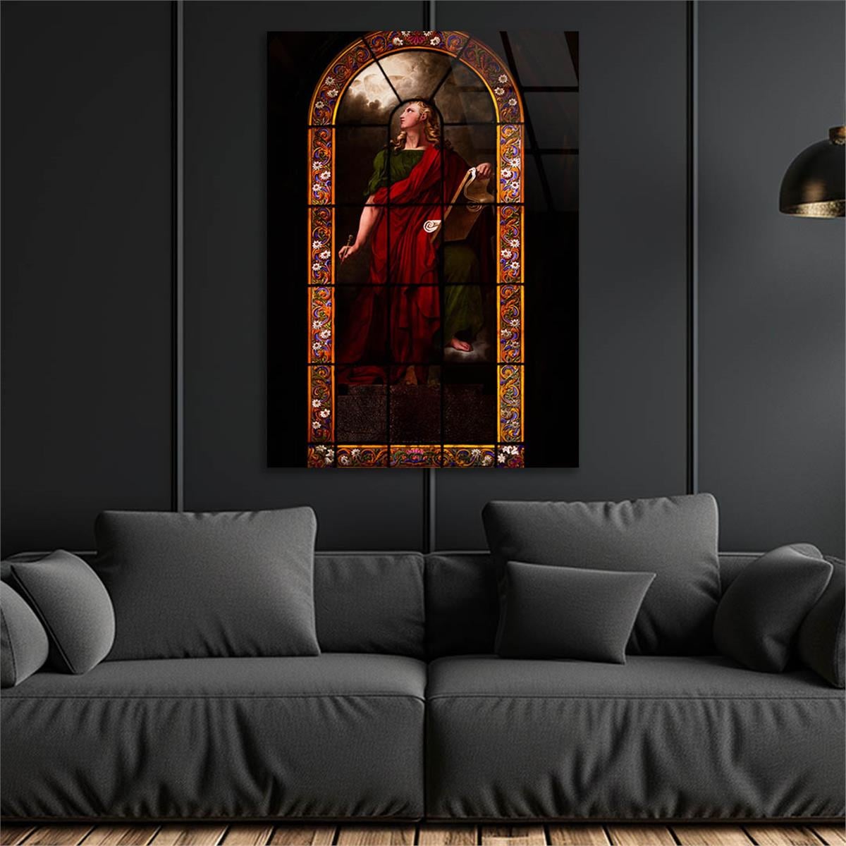 Tempered Glasss Wall Arts Art-Themed