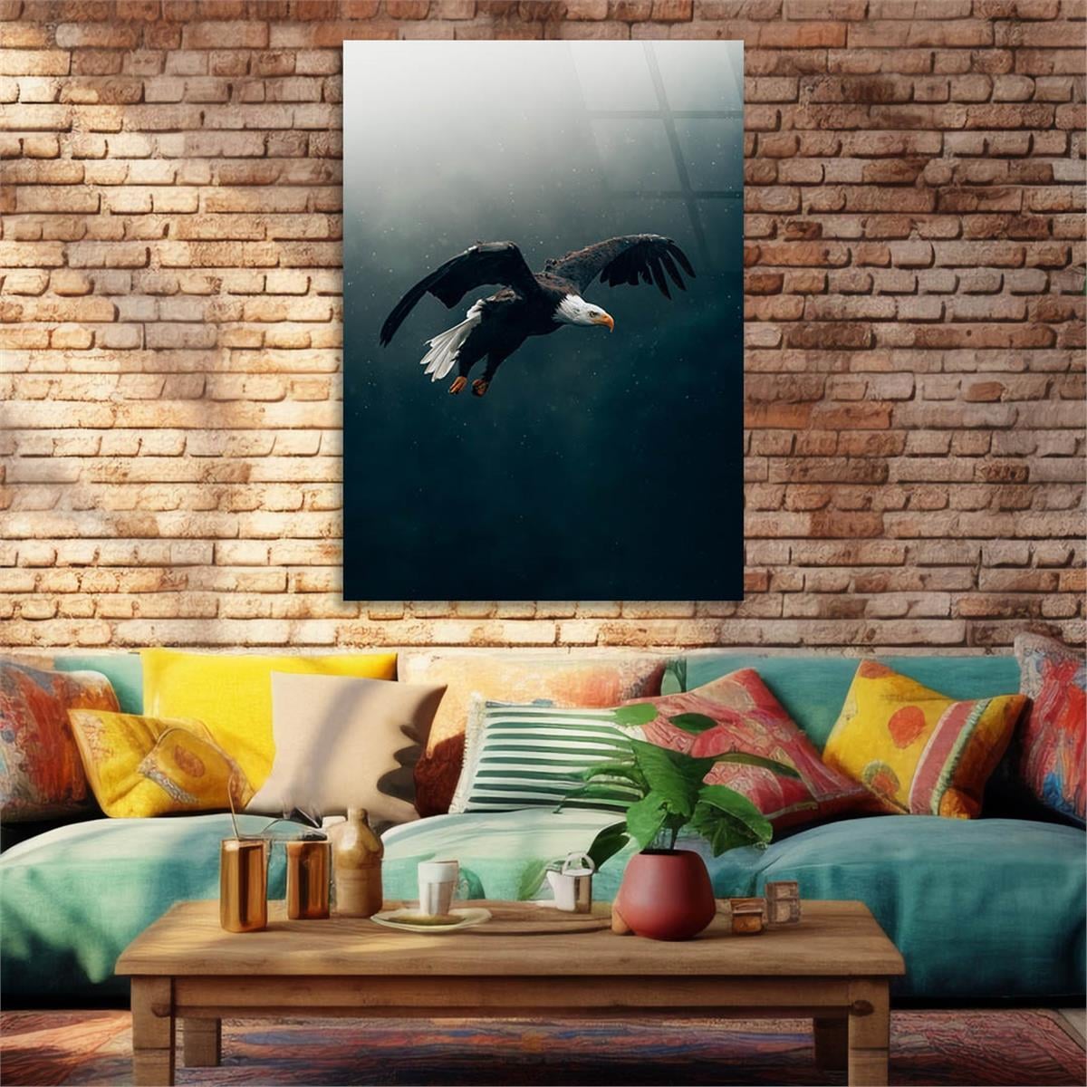 Tempered Glasss Wall Arts Natured-Themed