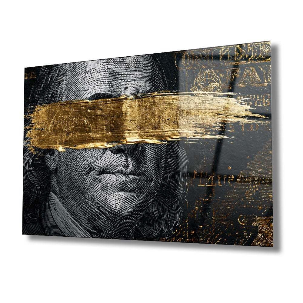 Horizontal Art-Themed Tempered Glass Wall Art 580