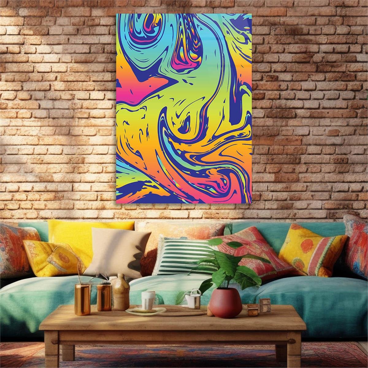 Tempered Glasss Wall Arts Art-Themed