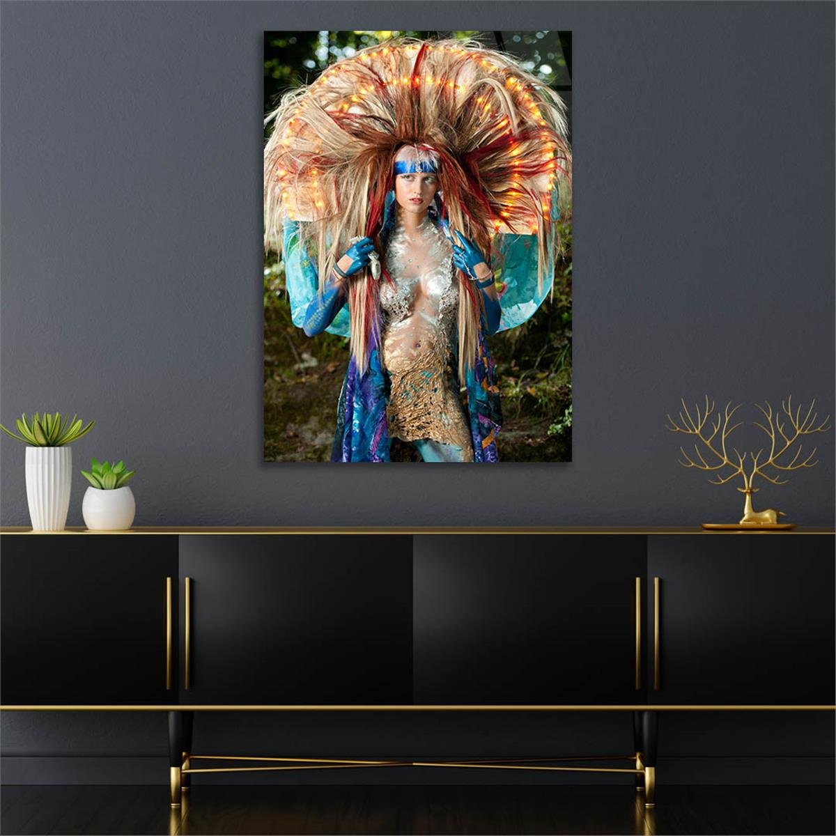 Tempered Glasss Wall Arts Art-Themed