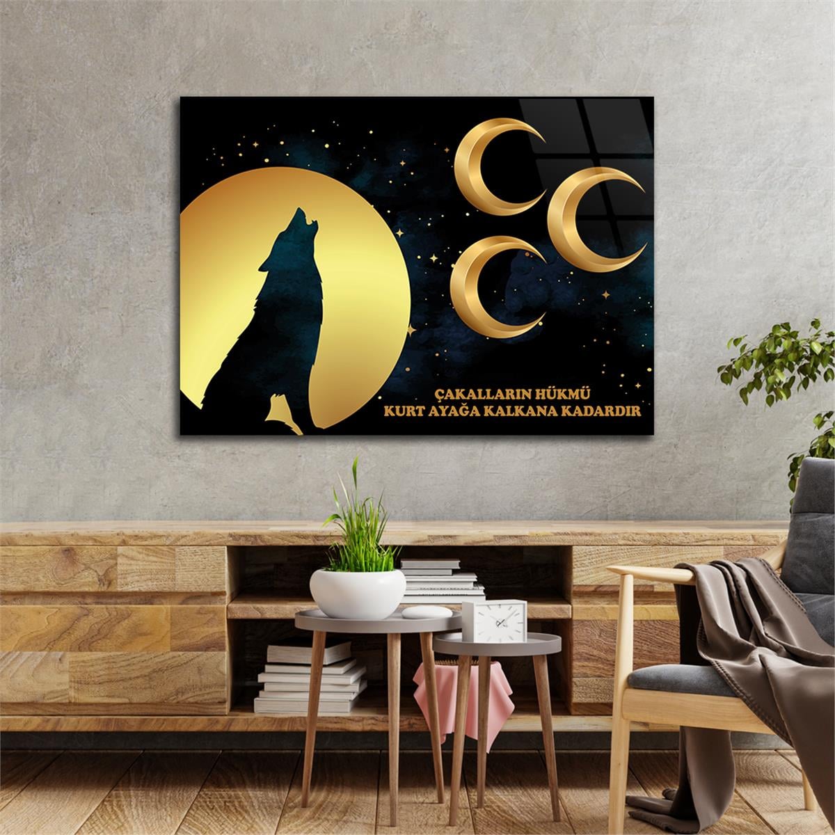 Horizontal National-Themed Tempered Glass Wall Art  41