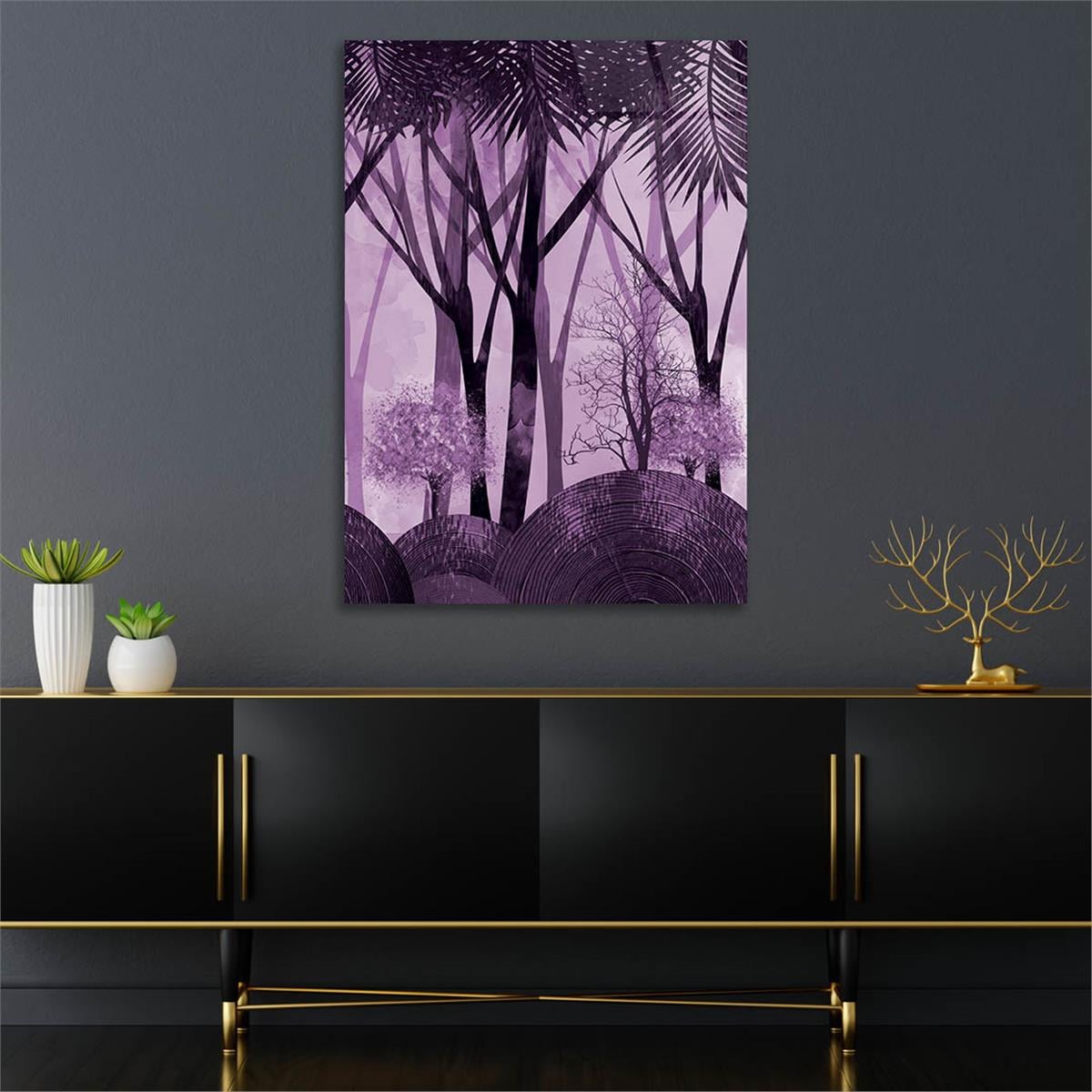 Vertical Tempered Glasss Wall Arts Art-Themed272