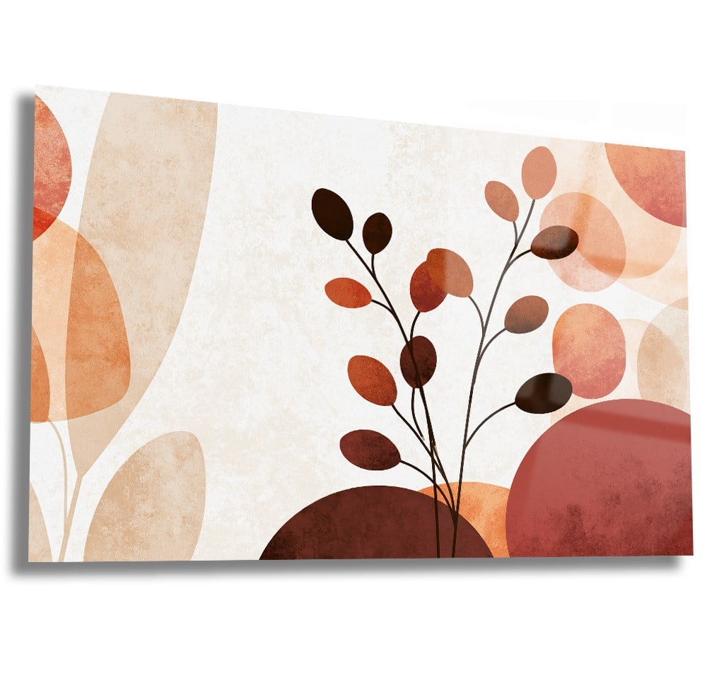 Horizontal Art-Themed Tempered Glass Wall Art 579