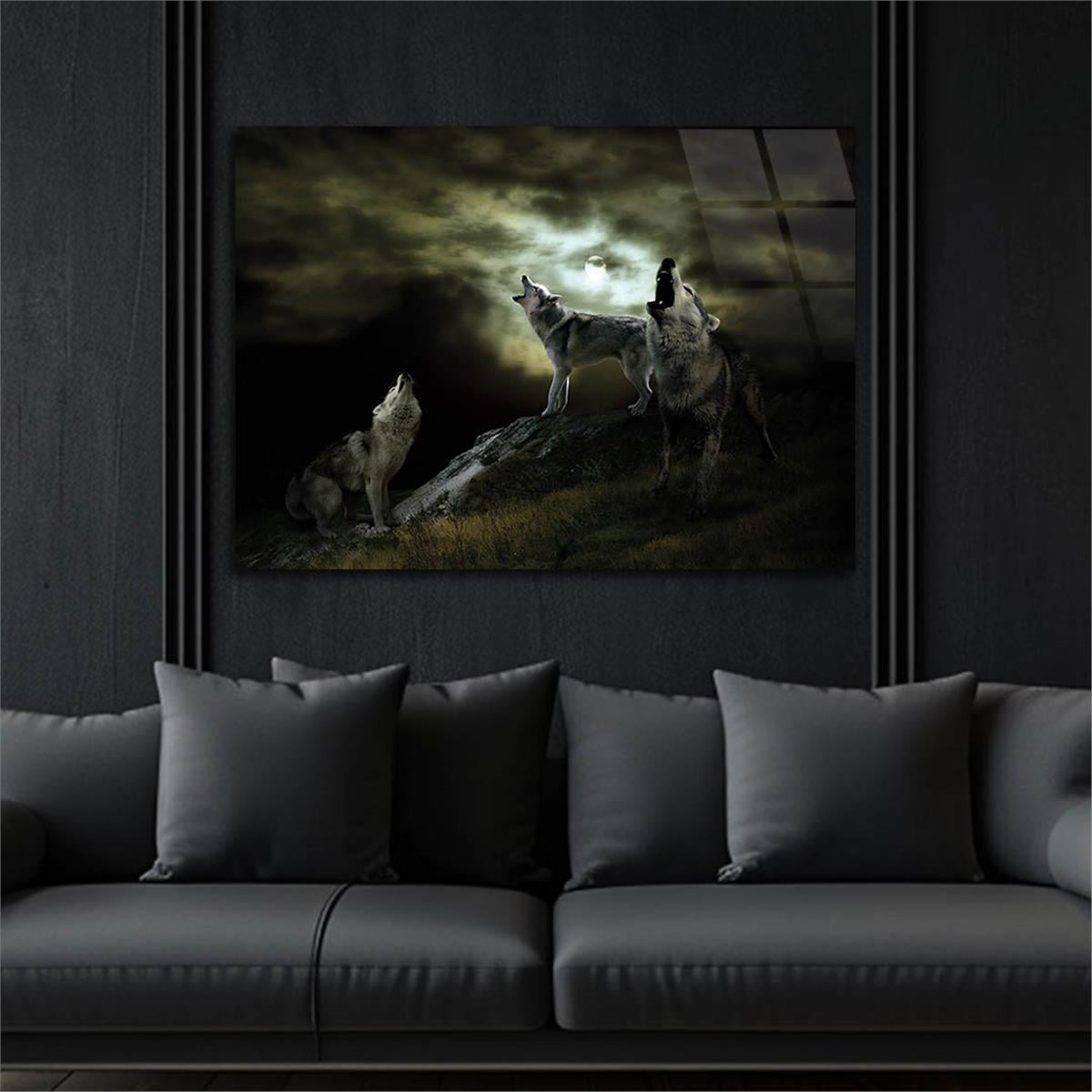 Tempered Glasss Wall Arts Natured-Themed