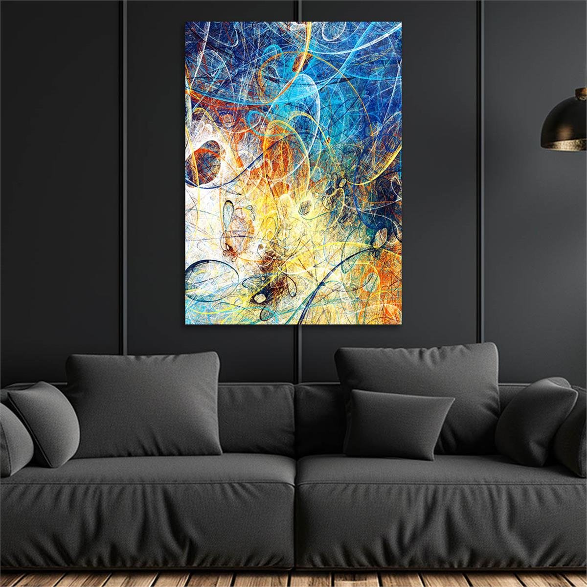 Tempered Glasss Wall Arts Art-Themed