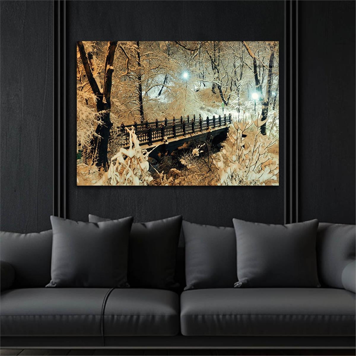 Horizontal Natured-Themed Tempered Glass Wall Art 271