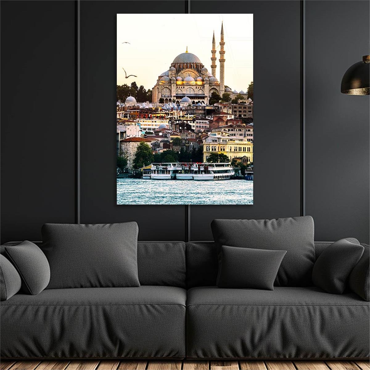 Dikey Dini Temalı Cam Tablo 236