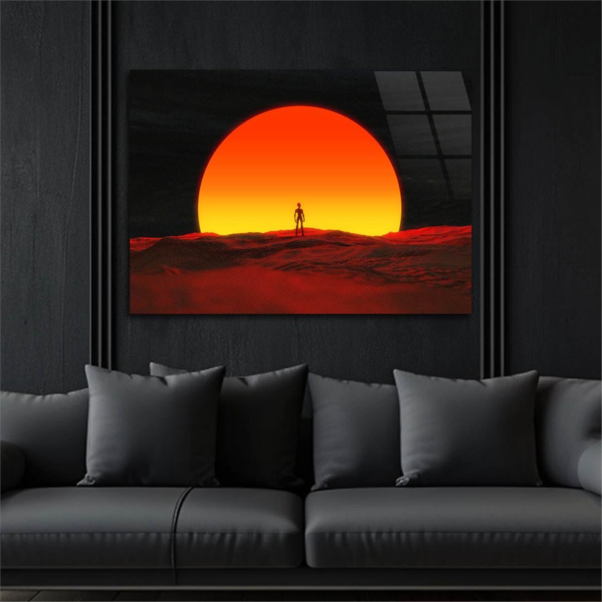 Sanat Temalı Cam Tablo 557