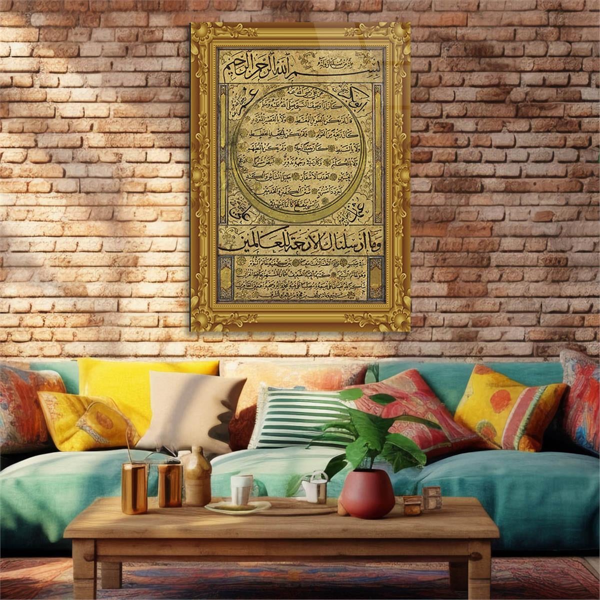 Tempered Glasss Wall Arts Religious-Themed