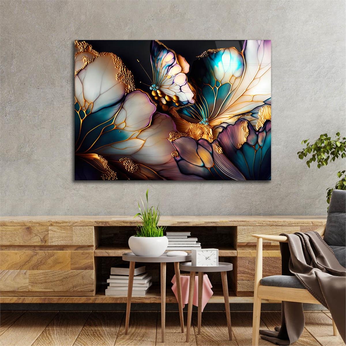 Sanat Temalı Cam Tablo 386