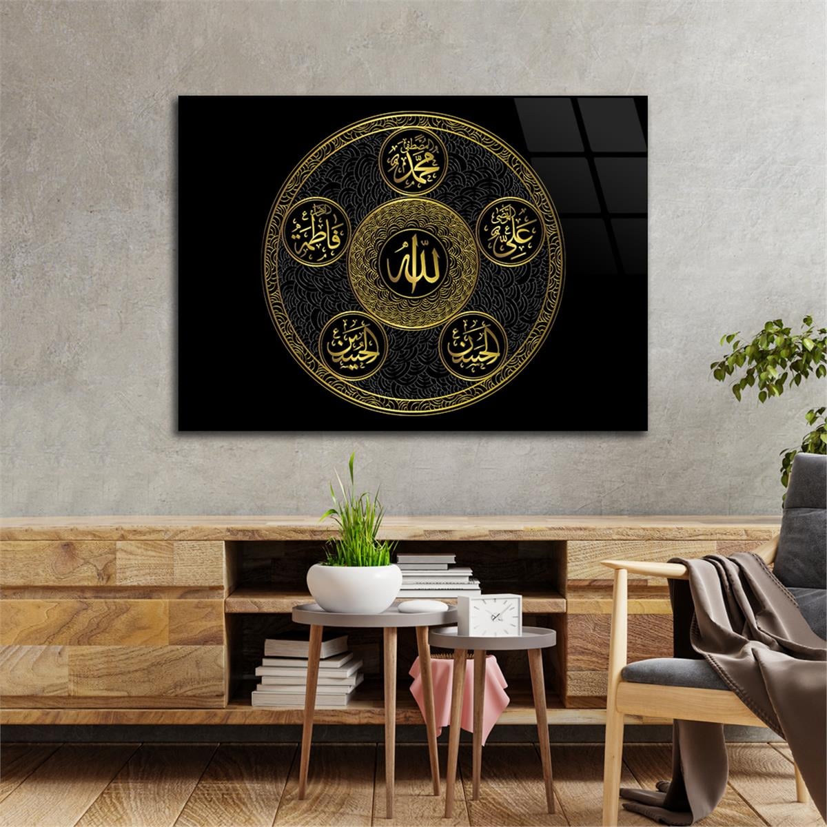 Tempered Glasss Wall Arts Religious-Themed