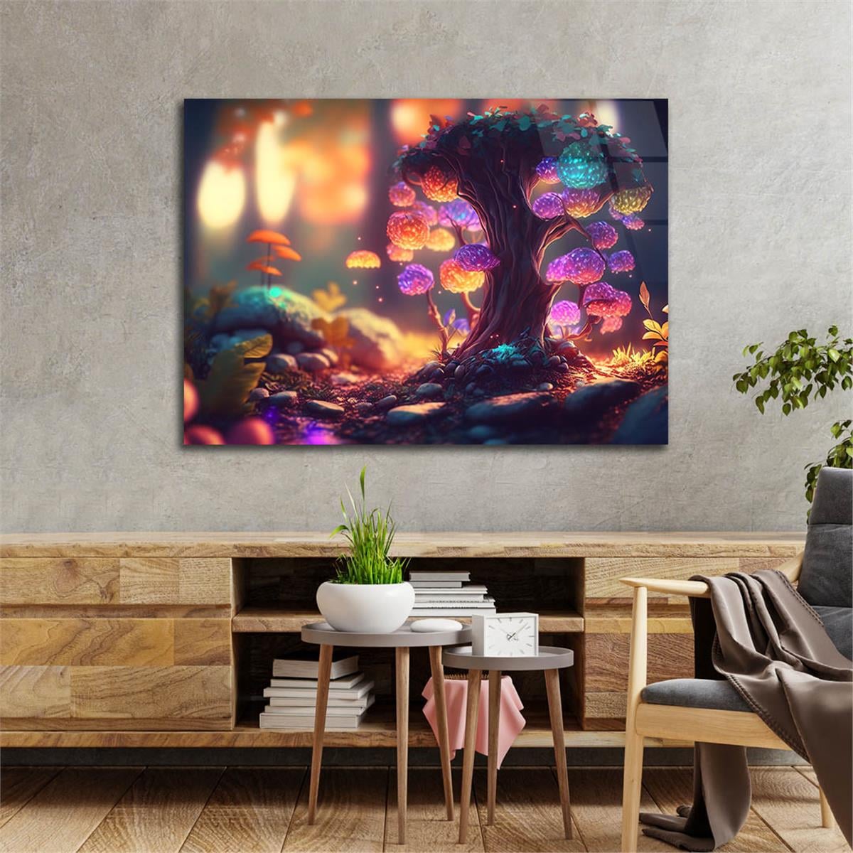 Sanat Temalı Cam Tablo 474