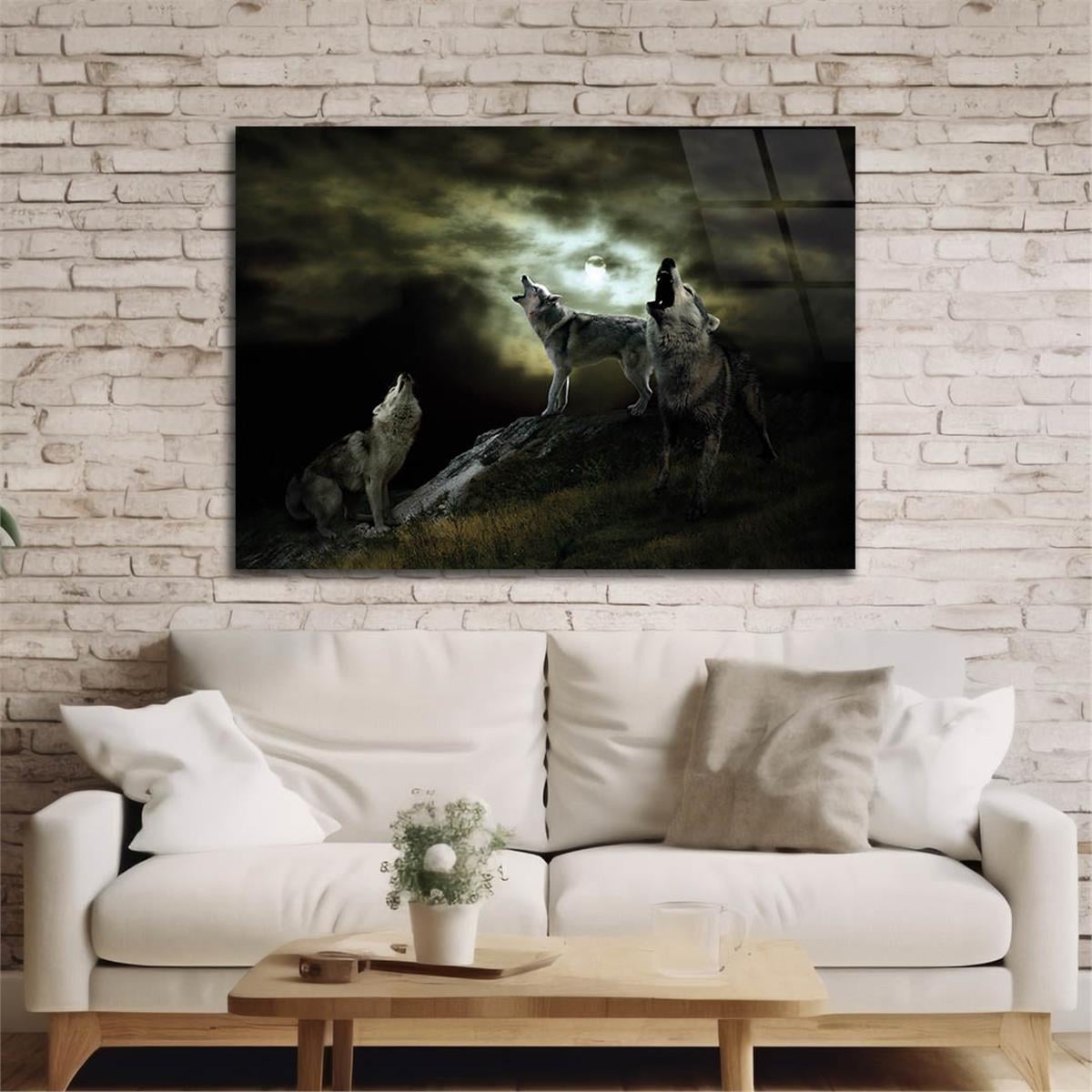 Tempered Glasss Wall Arts Natured-Themed