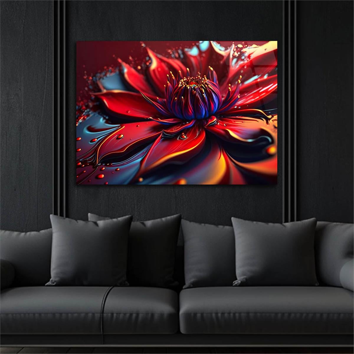 Sanat Temalı Cam Tablo 446