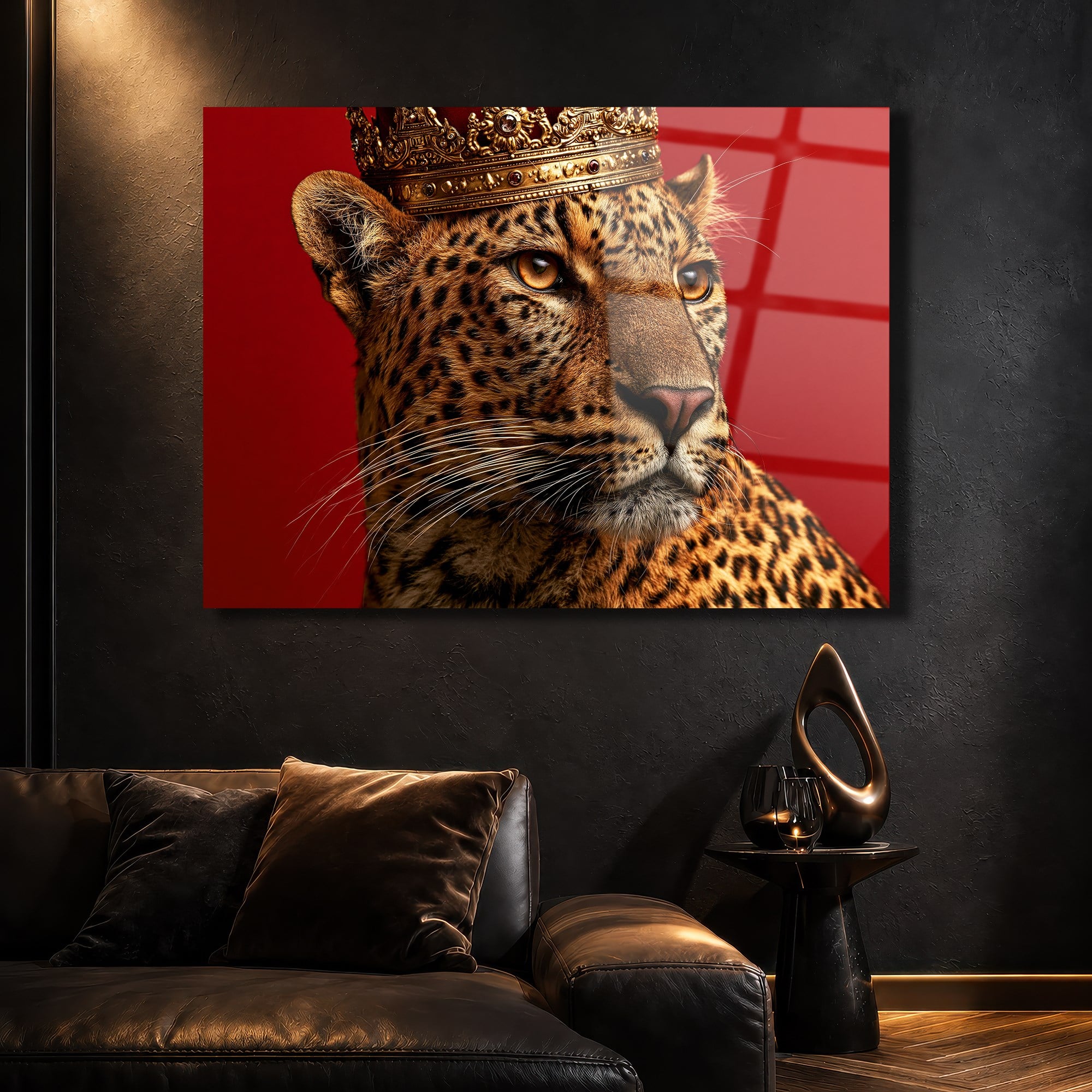 Horizontal Art-Themed Tempered Glass Wall Art 569