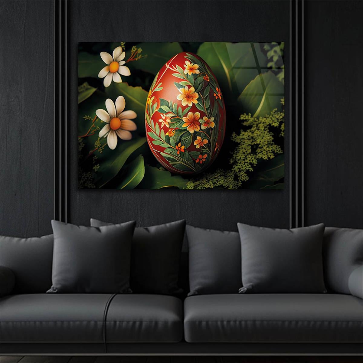 Horizontal Natured-Themed Tempered Glass Wall Art 294