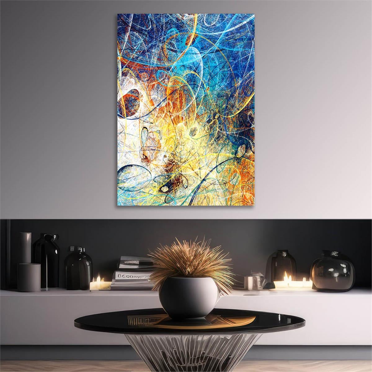 Tempered Glasss Wall Arts Art-Themed
