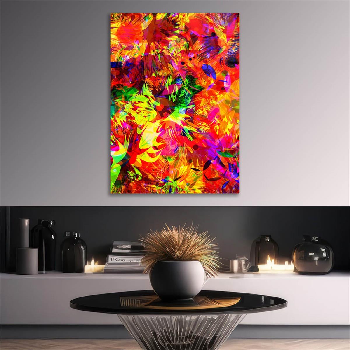 Tempered Glasss Wall Arts Art-Themed