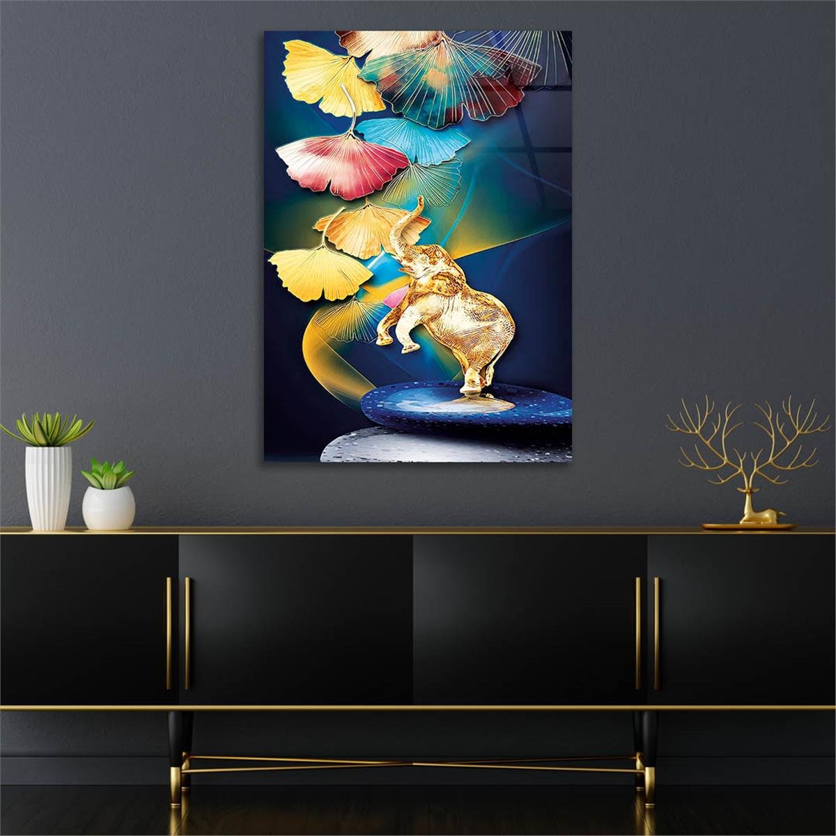 Tempered Glasss Wall Arts Art-Themed