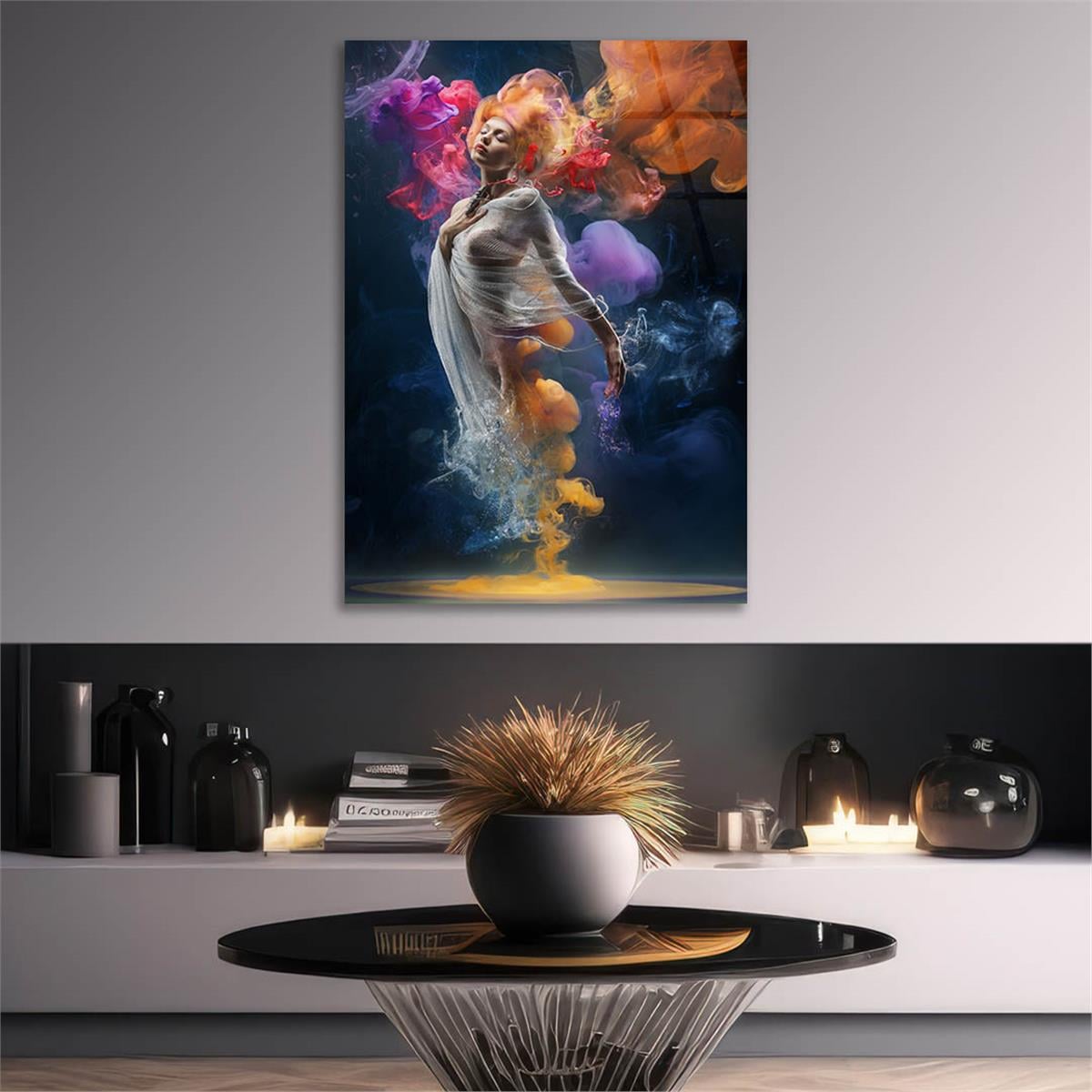 Tempered Glasss Wall Arts Art-Themed