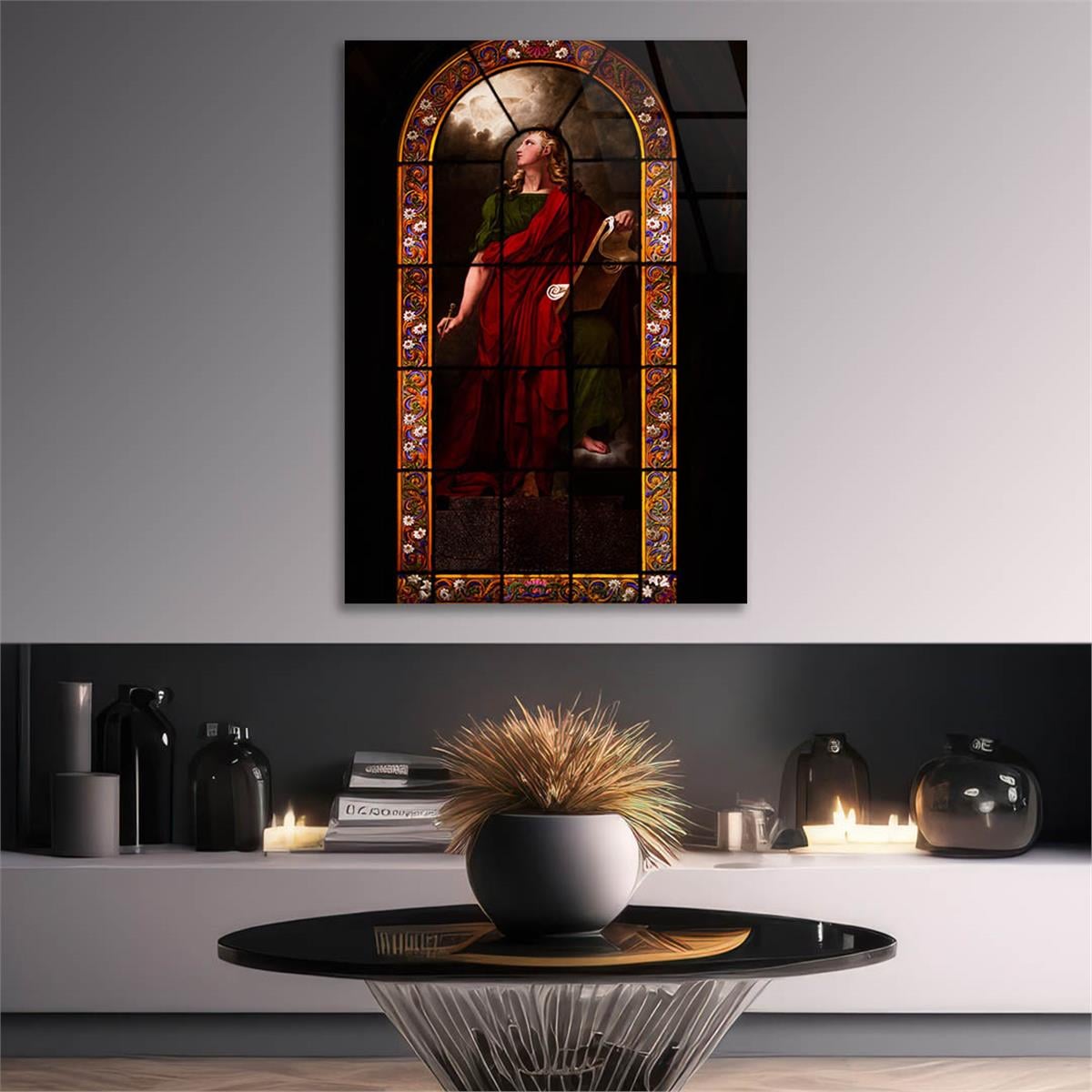 Tempered Glasss Wall Arts Art-Themed
