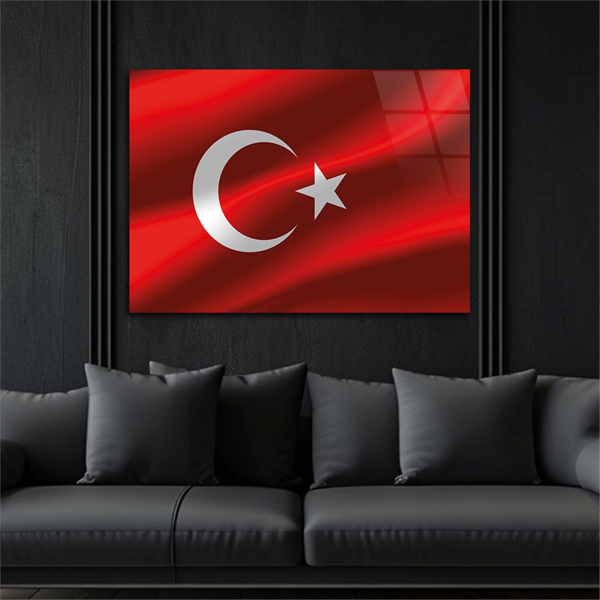 Horizontal National-Themed Tempered Glass Wall Art 67