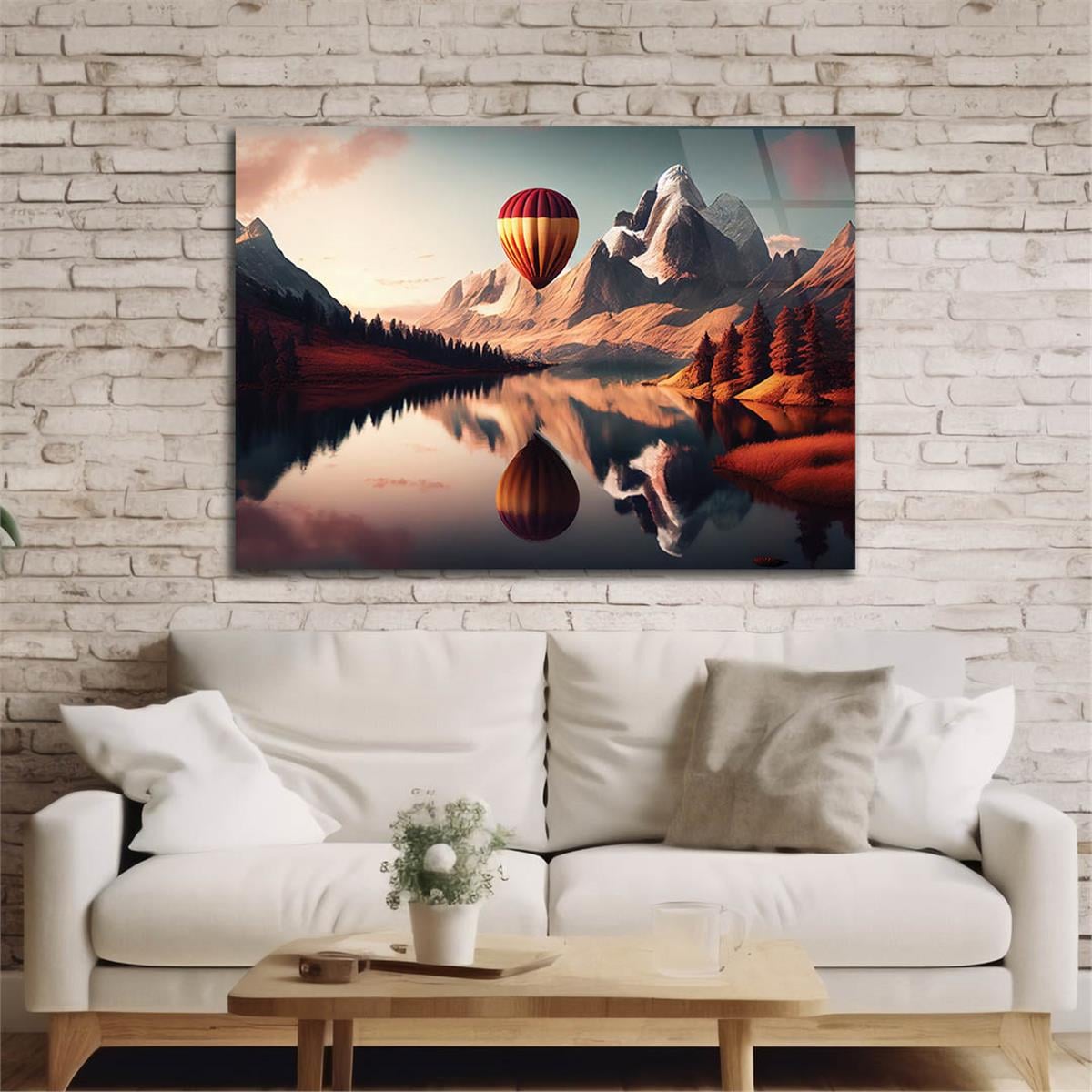 Horizontal Art-Themed Tempered Glass Wall Art 328