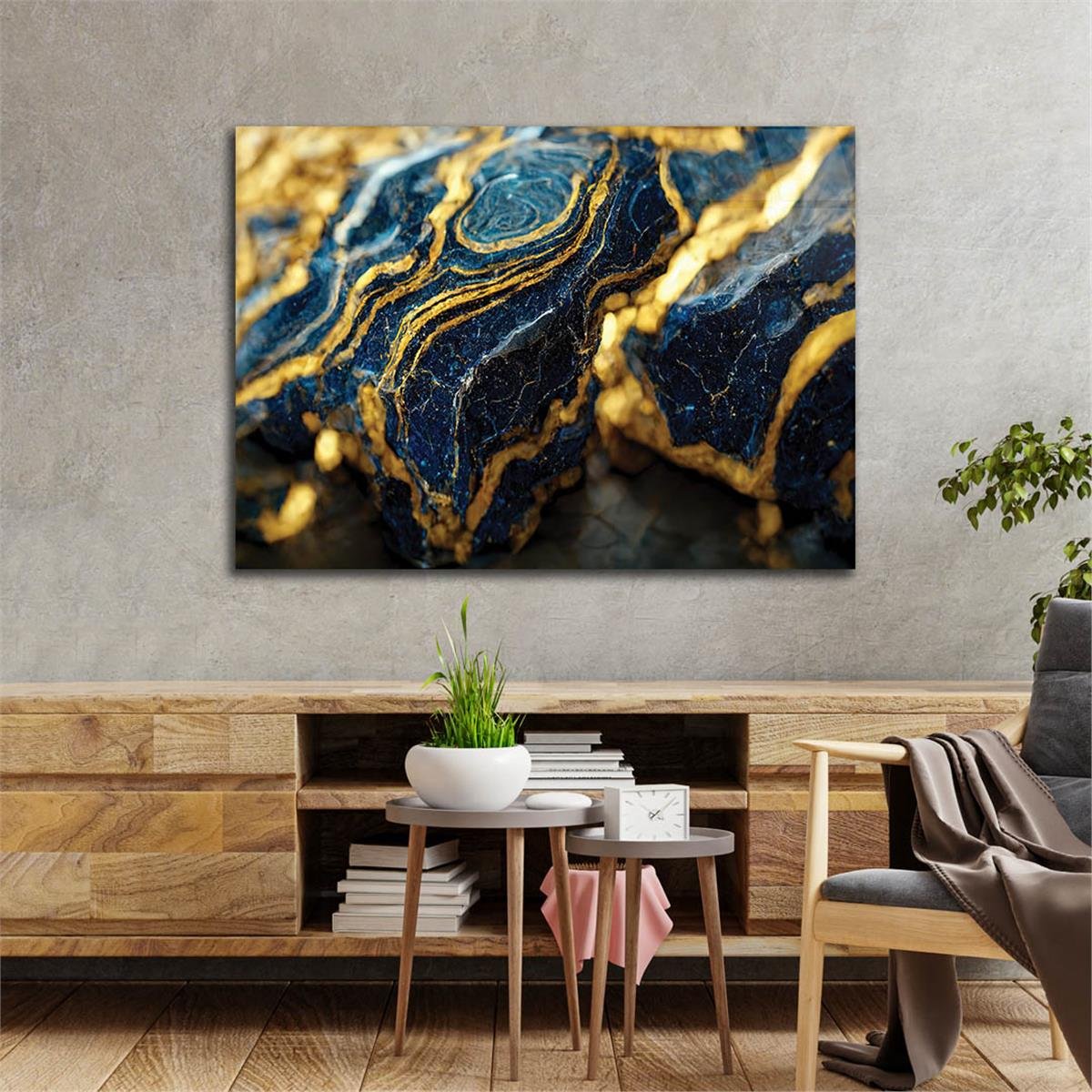 Horizontal Art-Themed Tempered Glass Wall Art 327