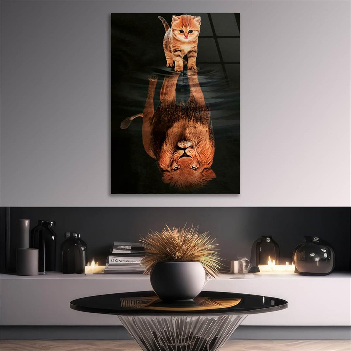 Tempered Glasss Wall Arts Art-Themed