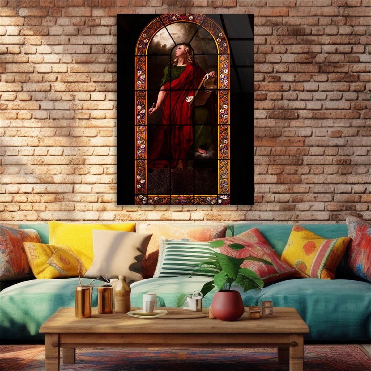 Tempered Glasss Wall Arts Art-Themed