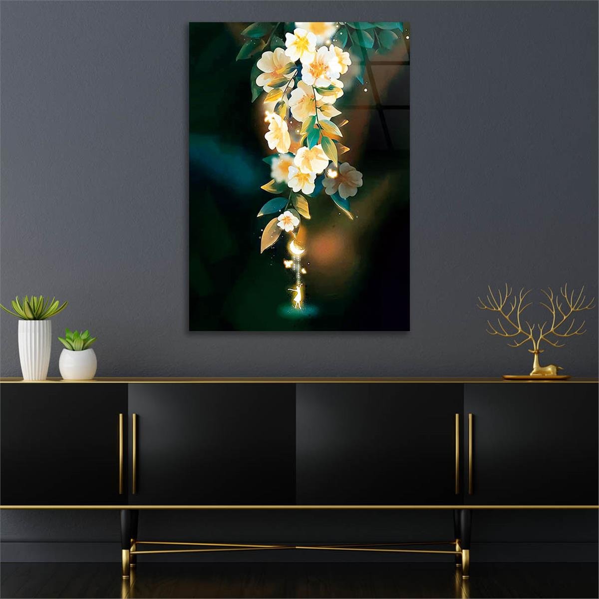 Tempered Glasss Wall Arts Art-Themed