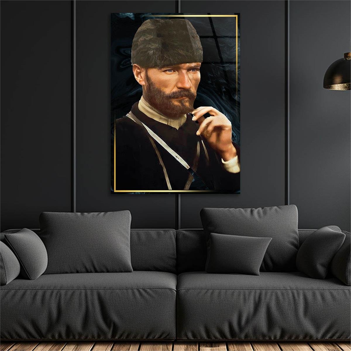 MUSTAFA KEMAL ATATÜRK Tempered Glasss Wall Art